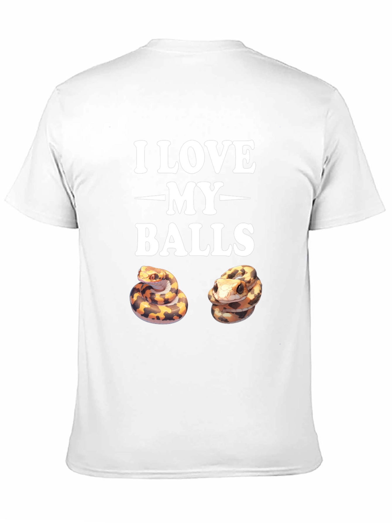 I Love My Balls Python Snake T-Shirt
