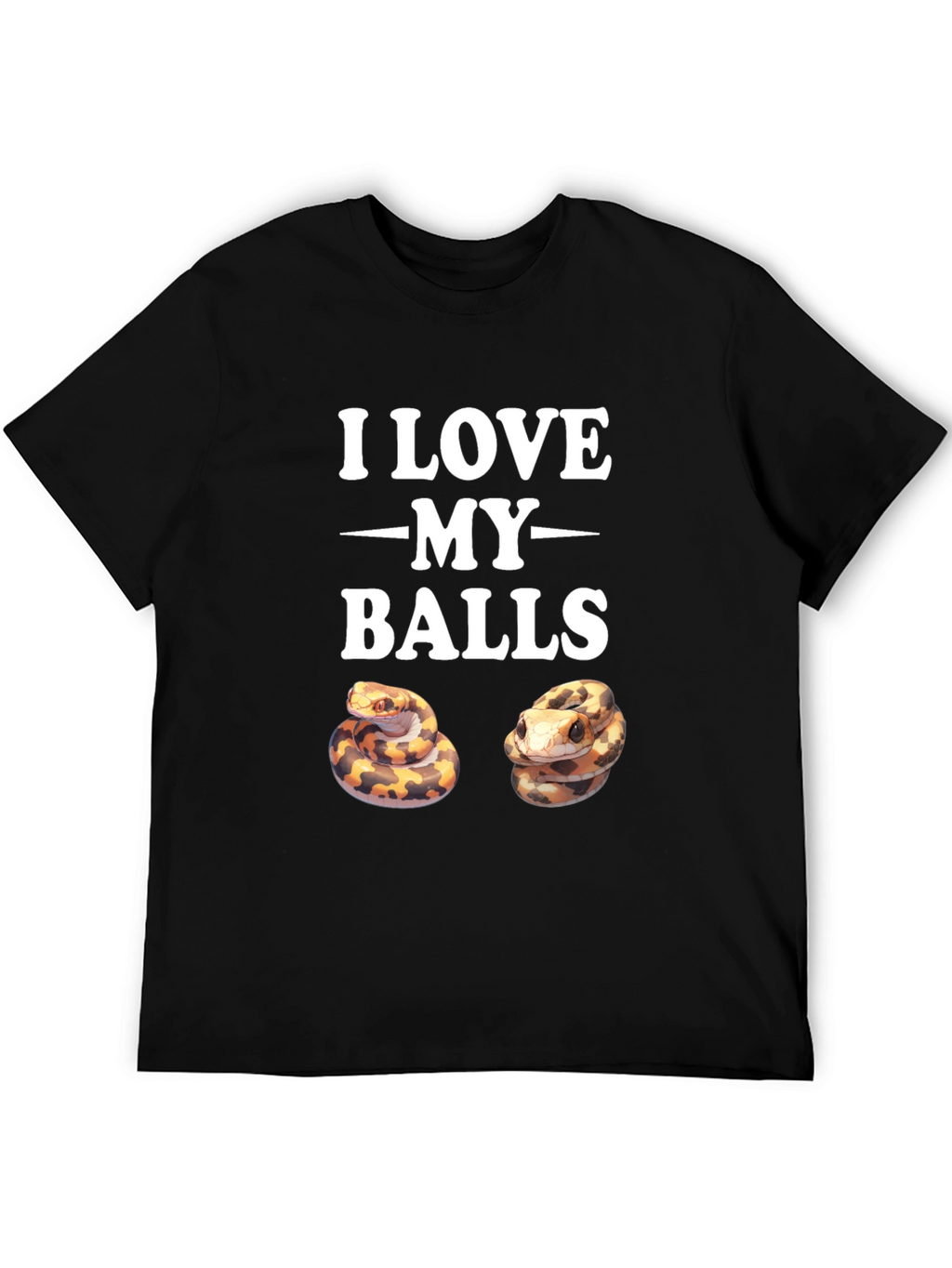 I Love My Balls Python Snake T-Shirt