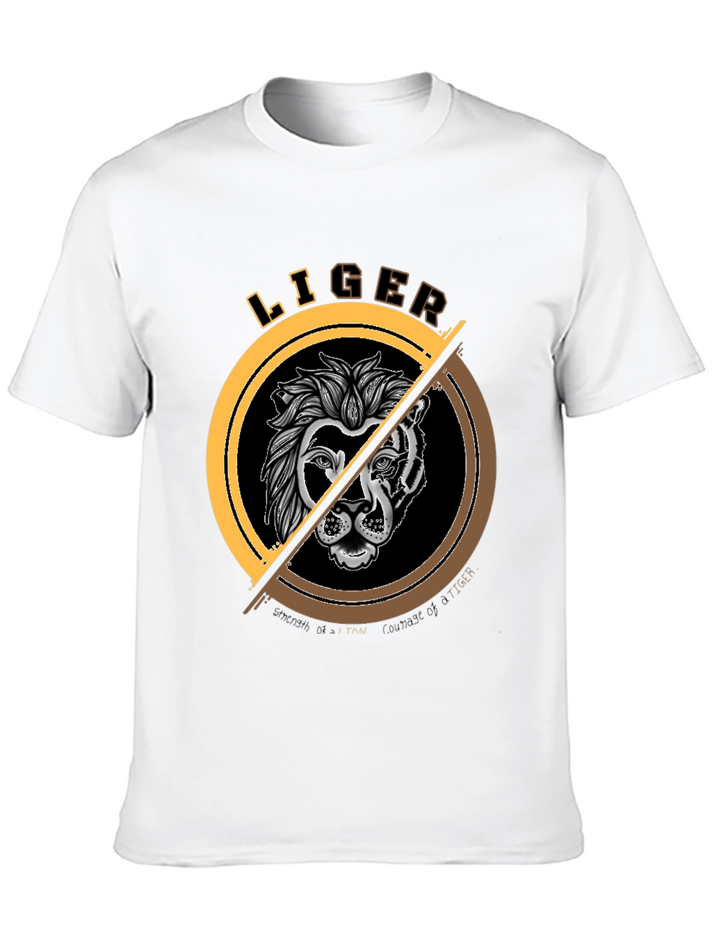 Liger Graphic Tee - Strength and Courage Shirt