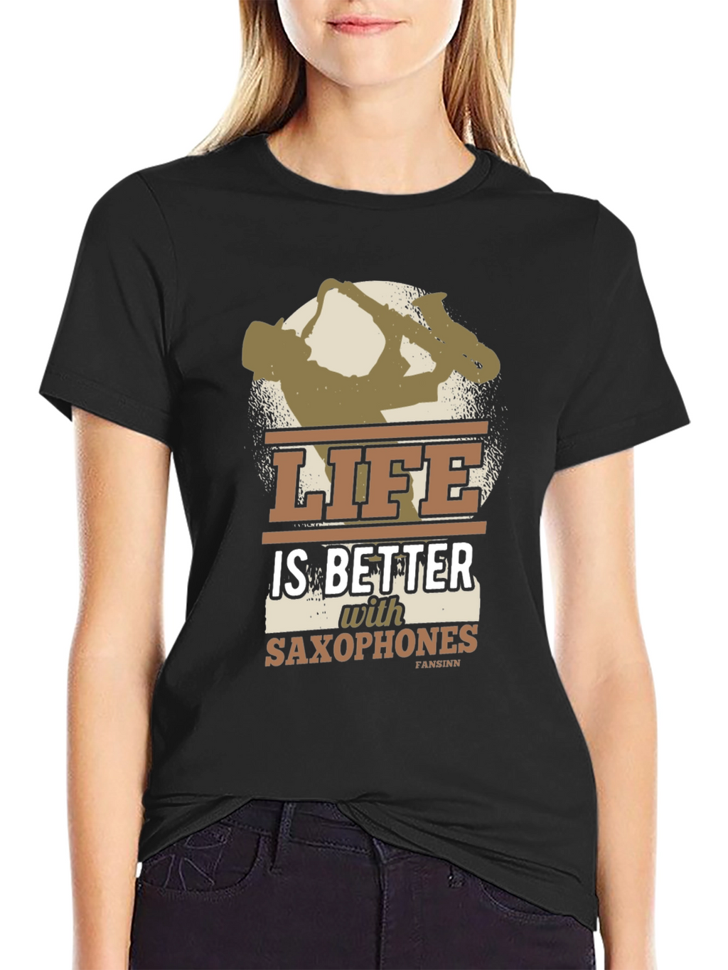 Life is Better with Saxophones T-Shirt