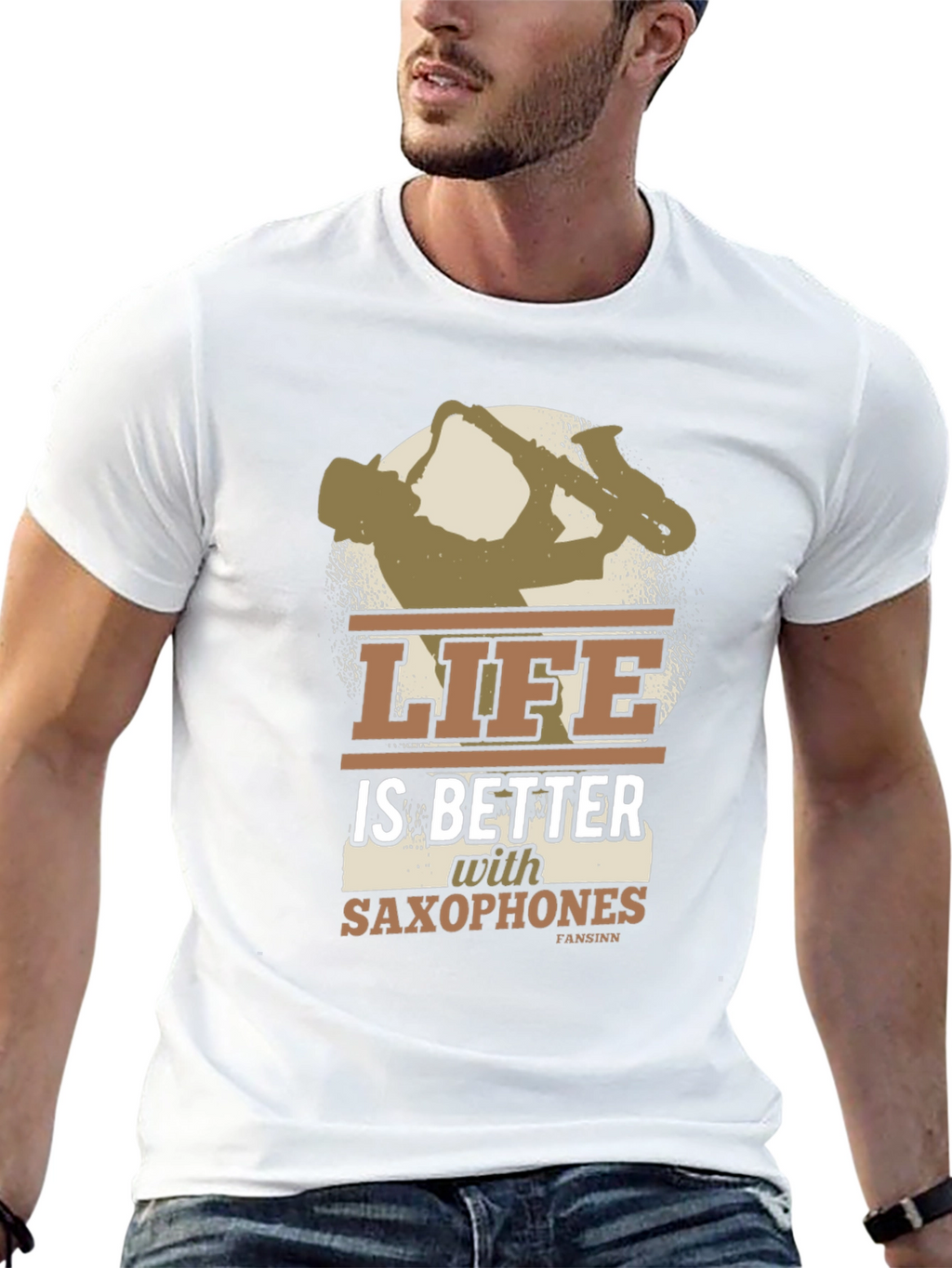 Life is Better with Saxophones T-Shirt