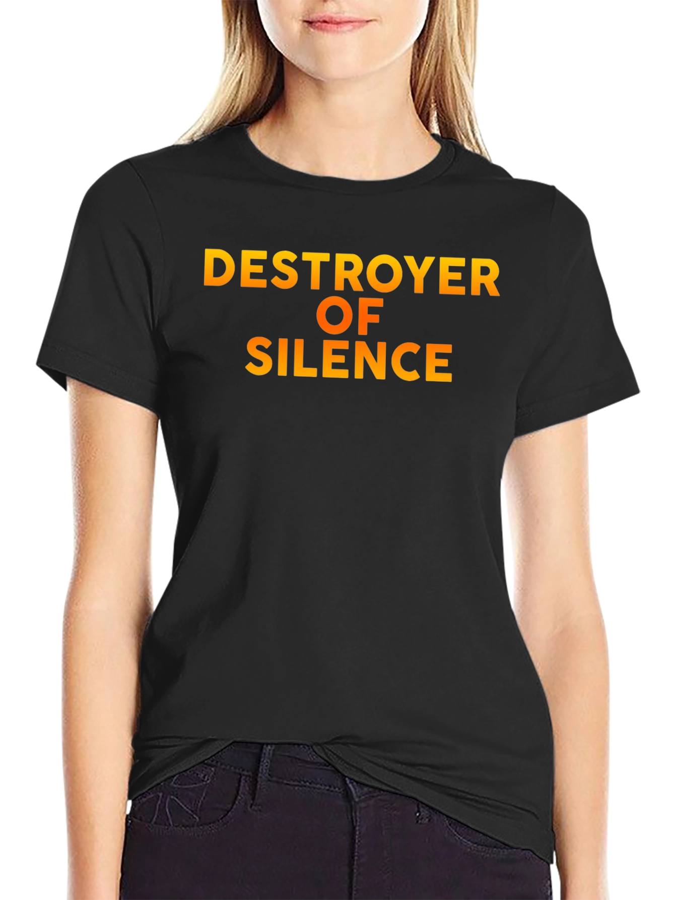 Destroyer Of Silence Black T-Shirt
