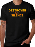 Destroyer Of Silence Black T-Shirt
