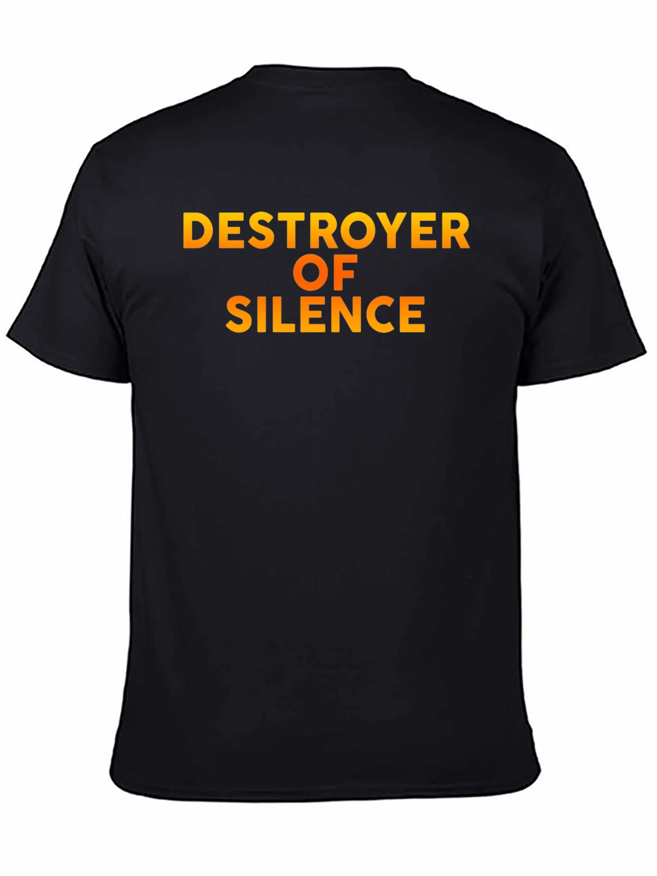 Destroyer Of Silence Black T-Shirt