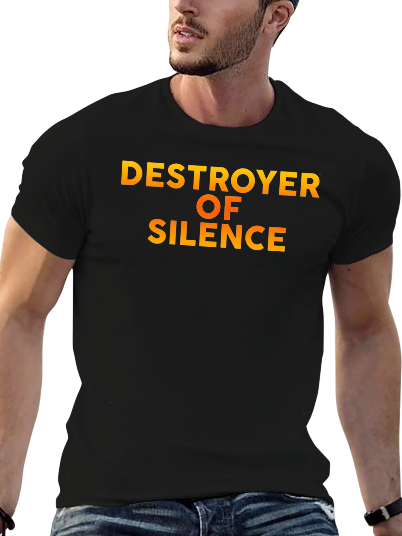 Destroyer Of Silence Black T-Shirt