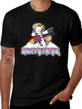 Unicorn Heavy Metal Guitarist T-Shirt