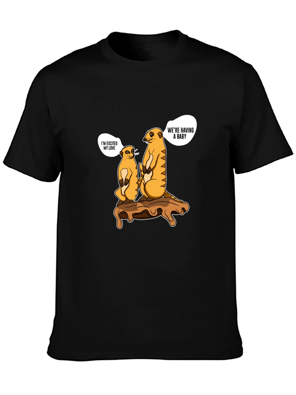 Meerkat Baby Announcement T-Shirt