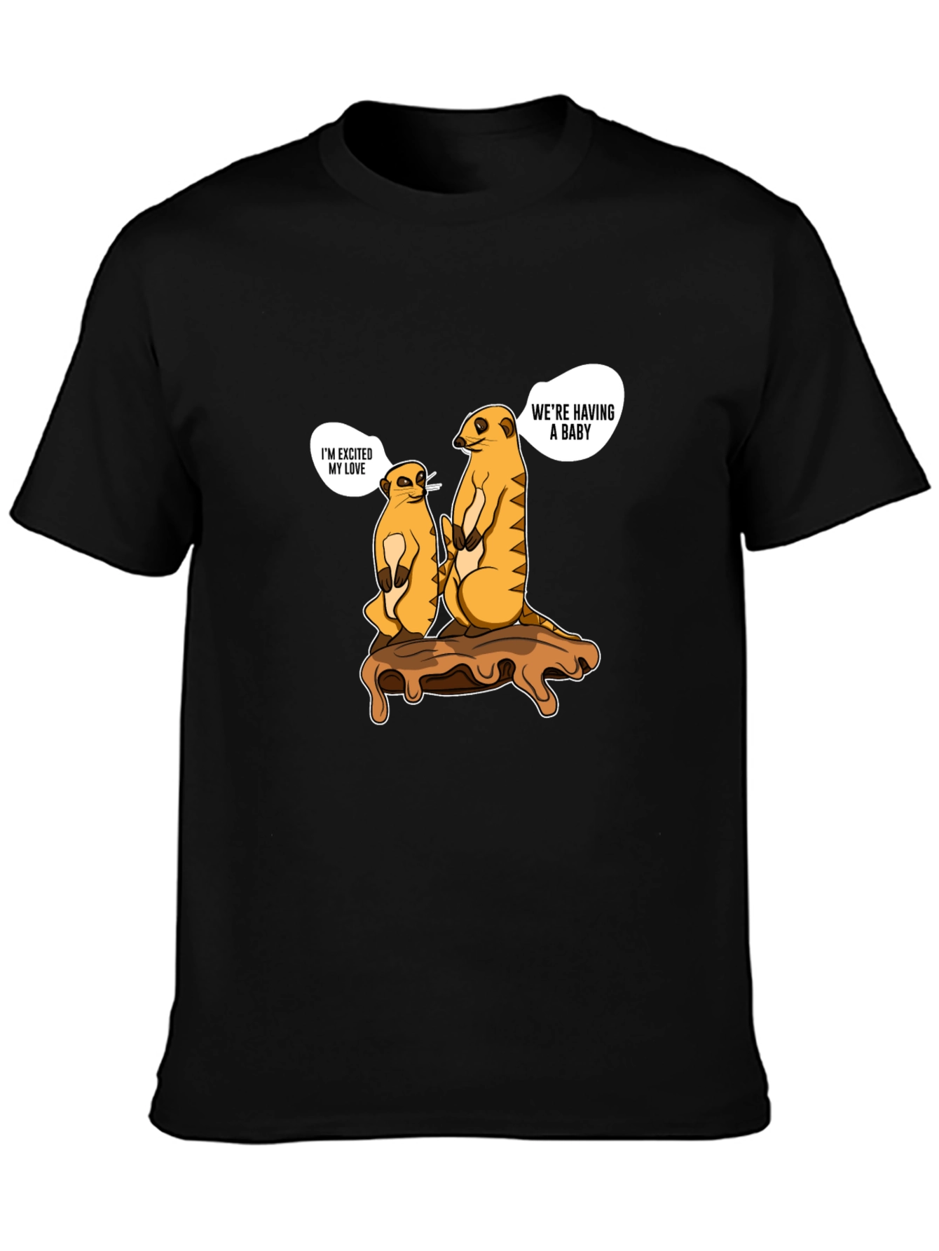 Meerkat Baby Announcement T-Shirt