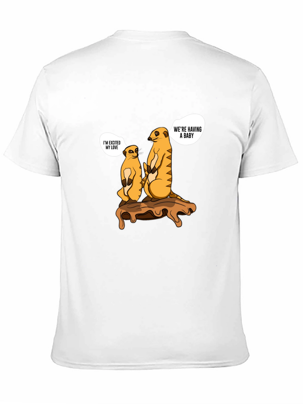 Meerkat Baby Announcement T-Shirt