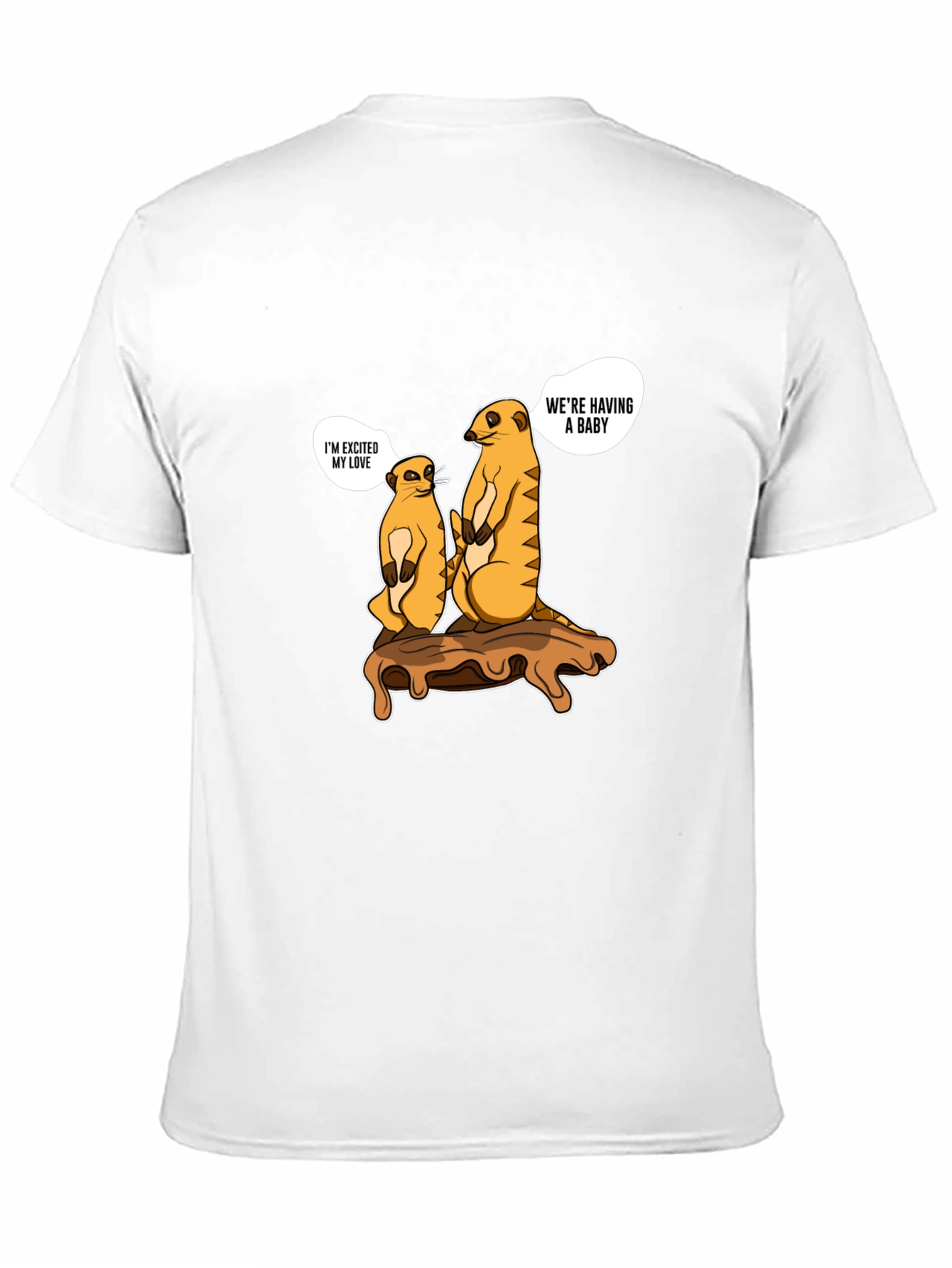 Meerkat Baby Announcement T-Shirt