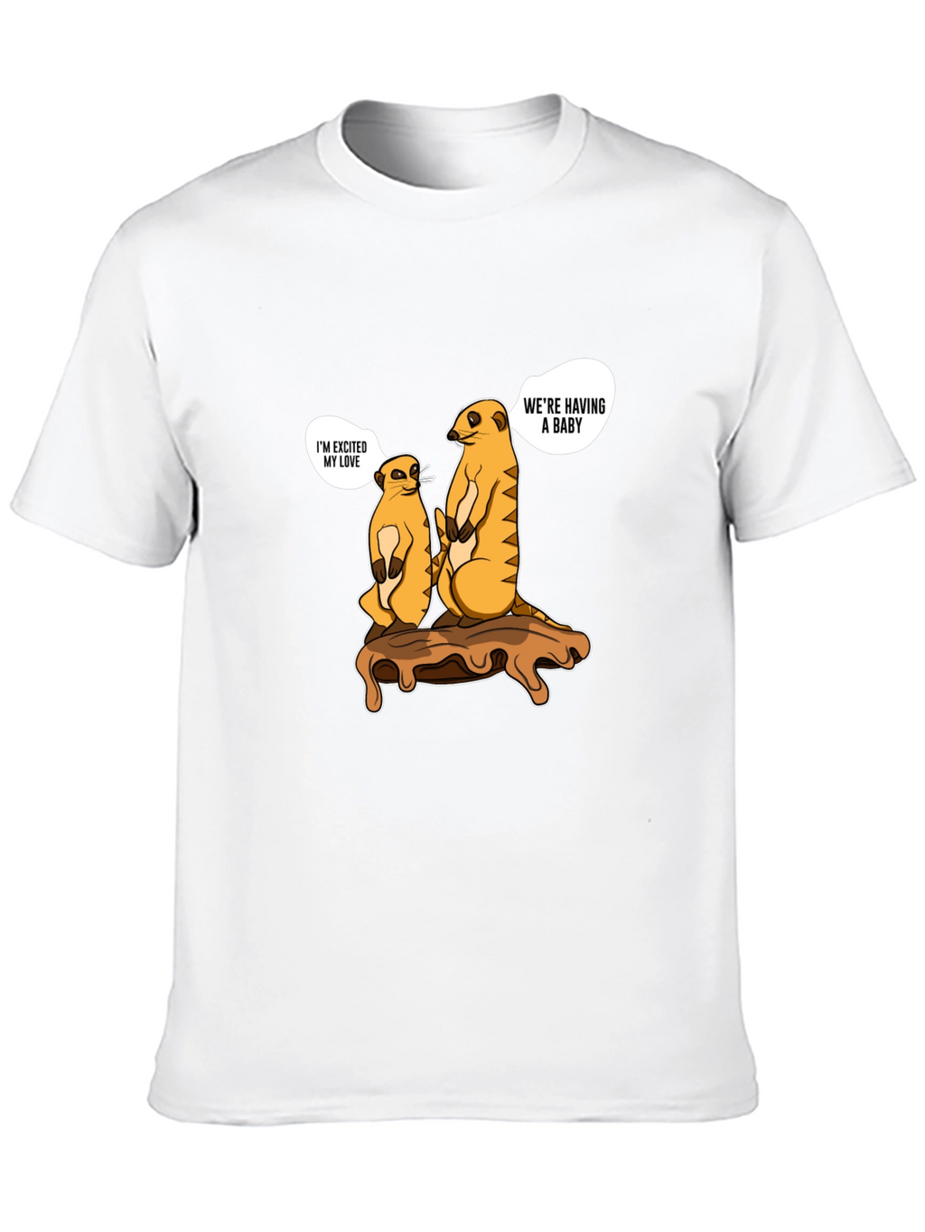 Meerkat Baby Announcement T-Shirt