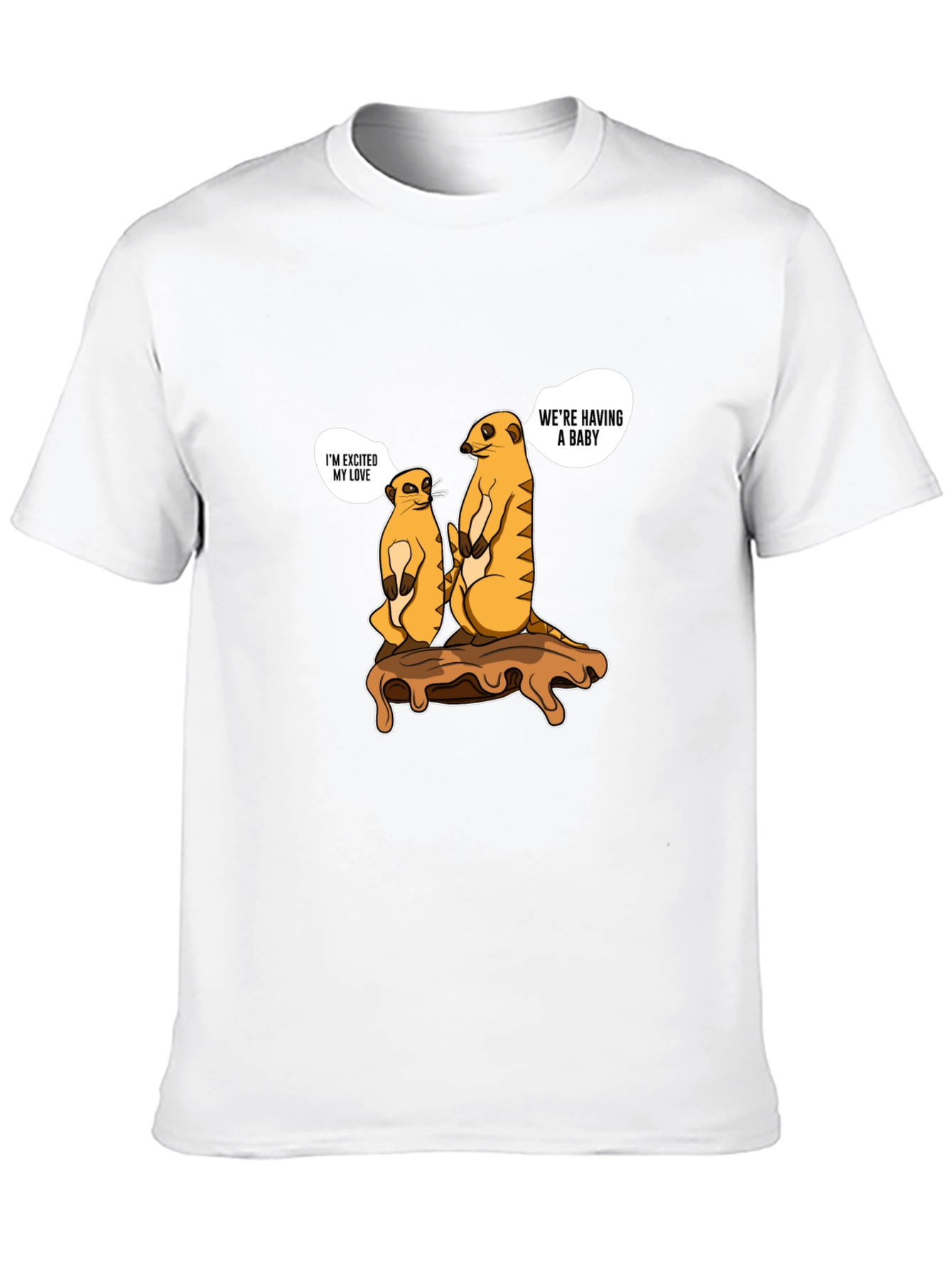Meerkat Baby Announcement T-Shirt