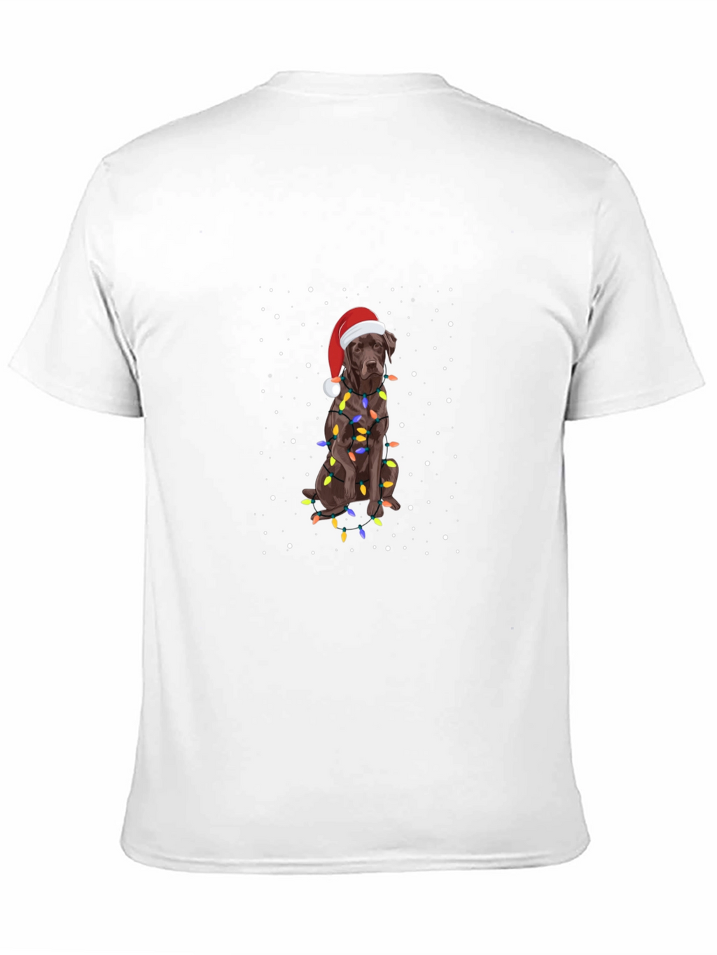 Festive Dog Christmas Lights T-Shirt