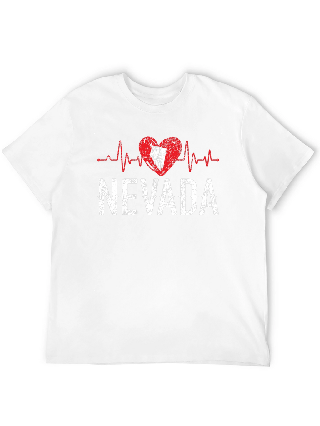 Nevada Heartbeat T-Shirt - State Pride Tee