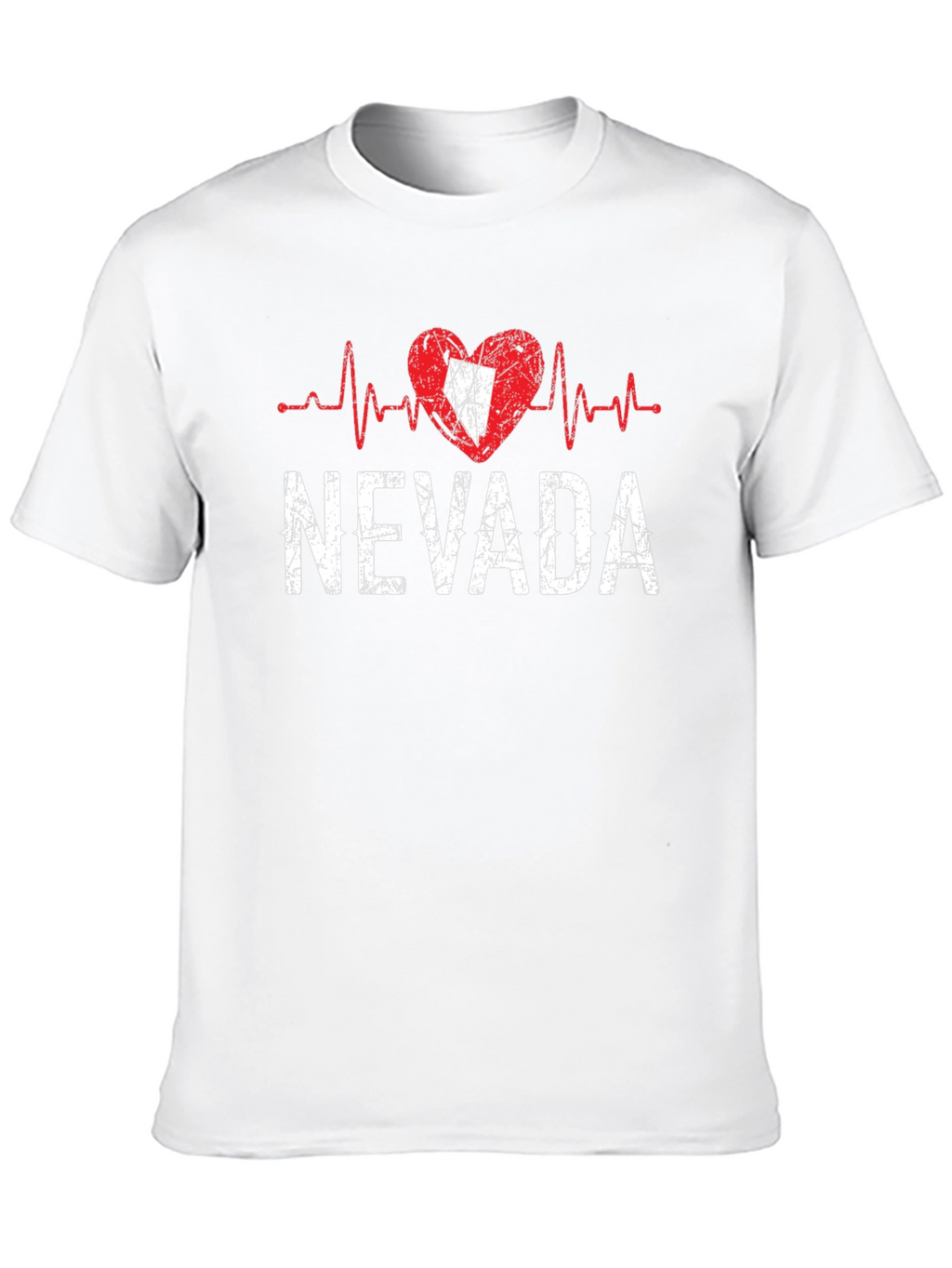 Nevada Heartbeat T-Shirt - State Pride Tee