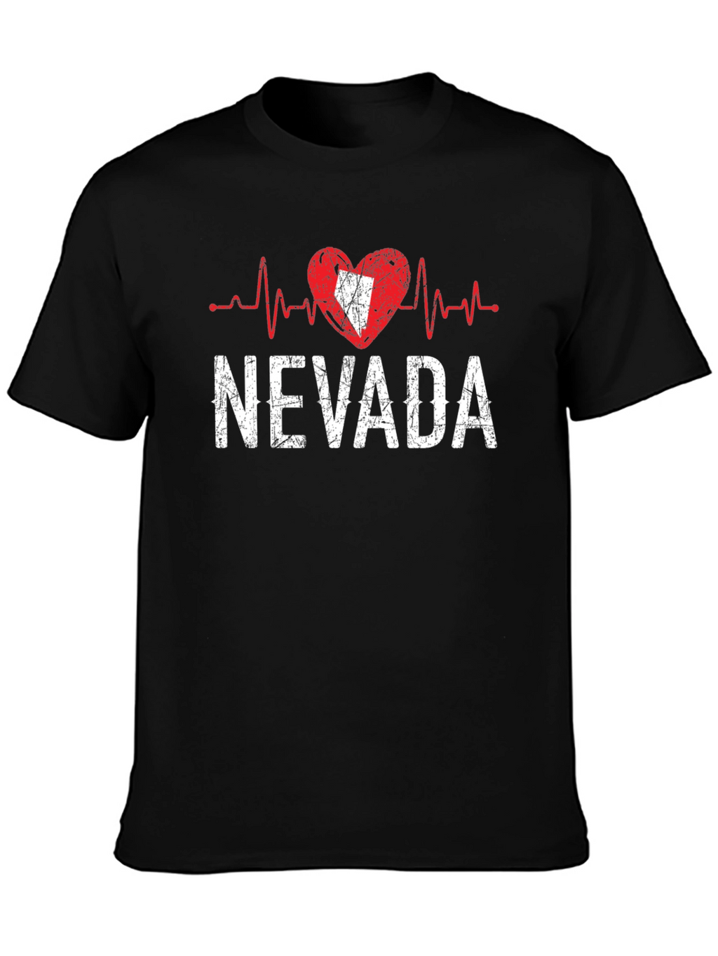 Nevada Heartbeat T-Shirt - State Pride Tee