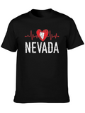 Nevada Heartbeat T-Shirt - State Pride Tee