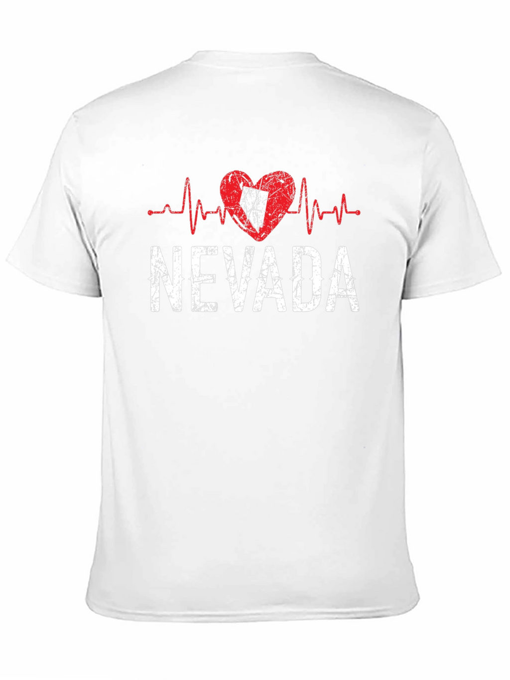 Nevada Heartbeat T-Shirt - State Pride Tee