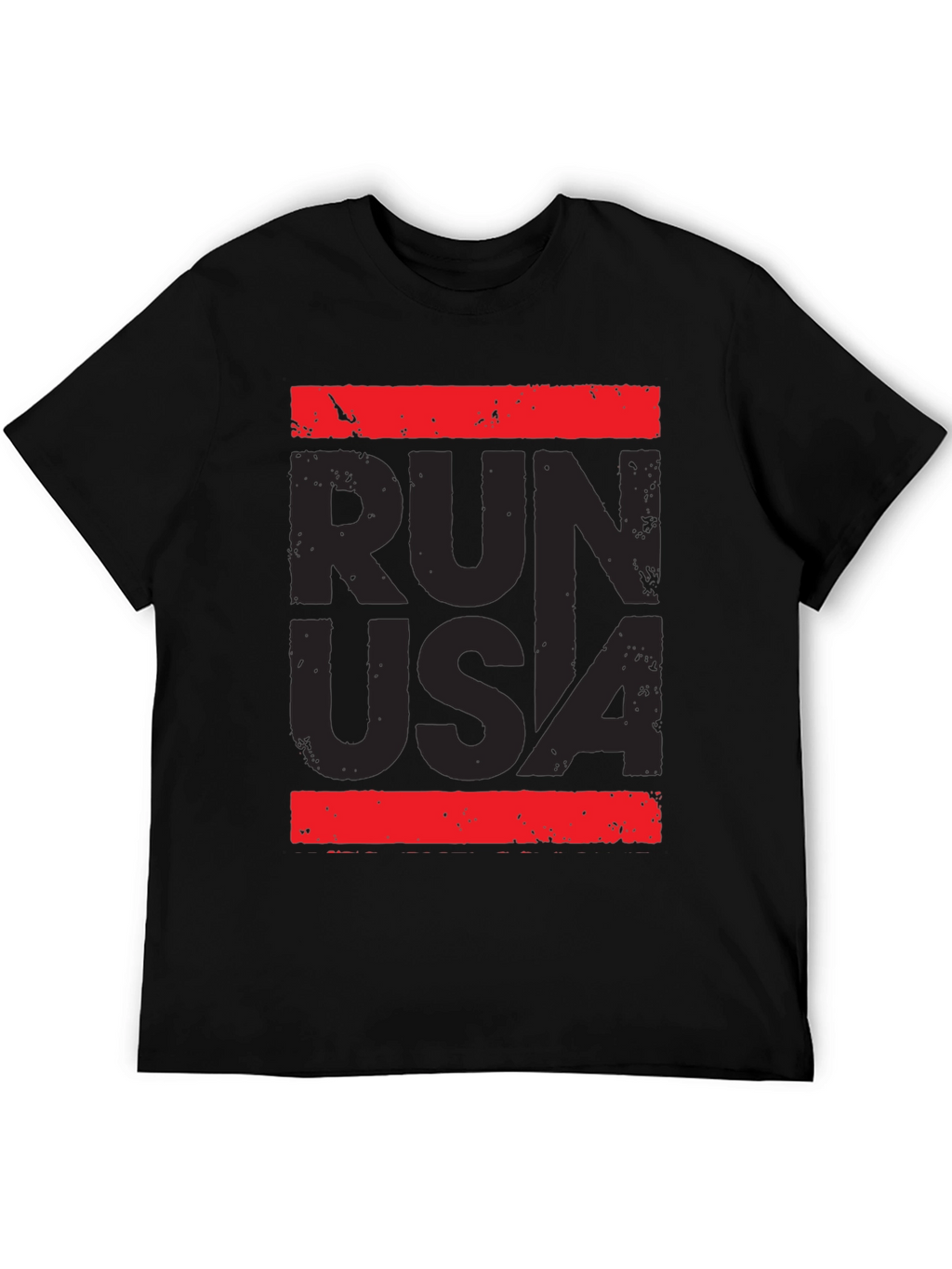 Run USA Graphic Print T-Shirt