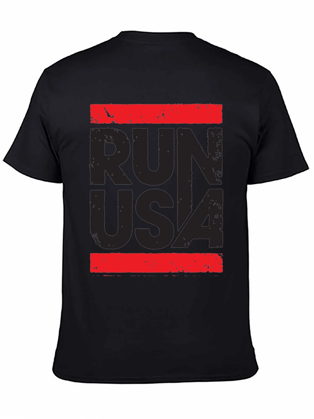 Run USA Graphic Print T-Shirt