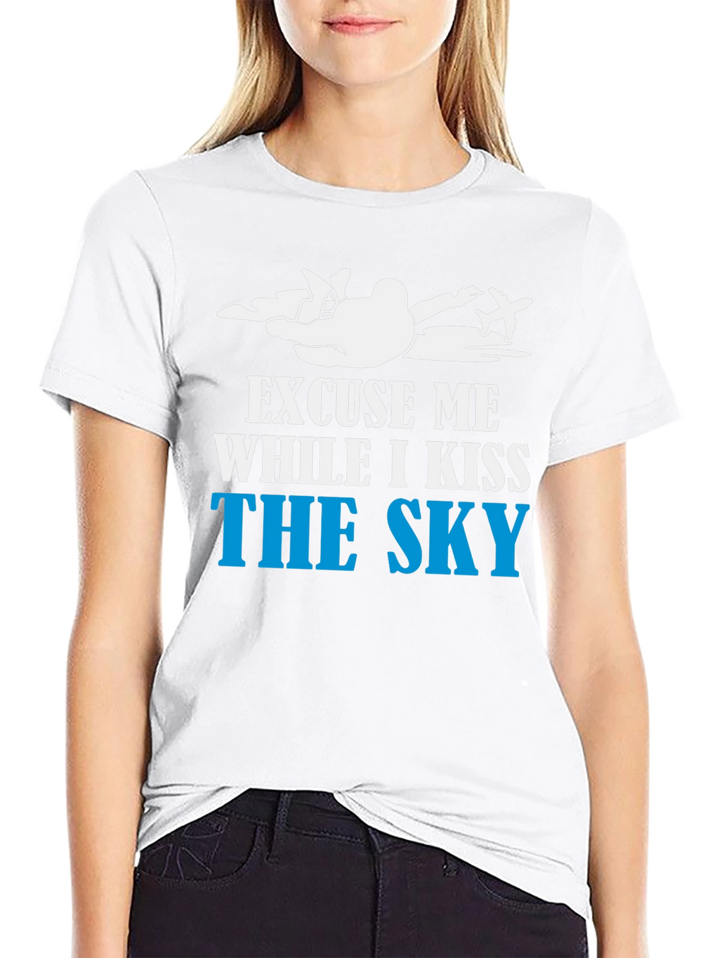 Skydiving T-Shirt - Kiss The Sky