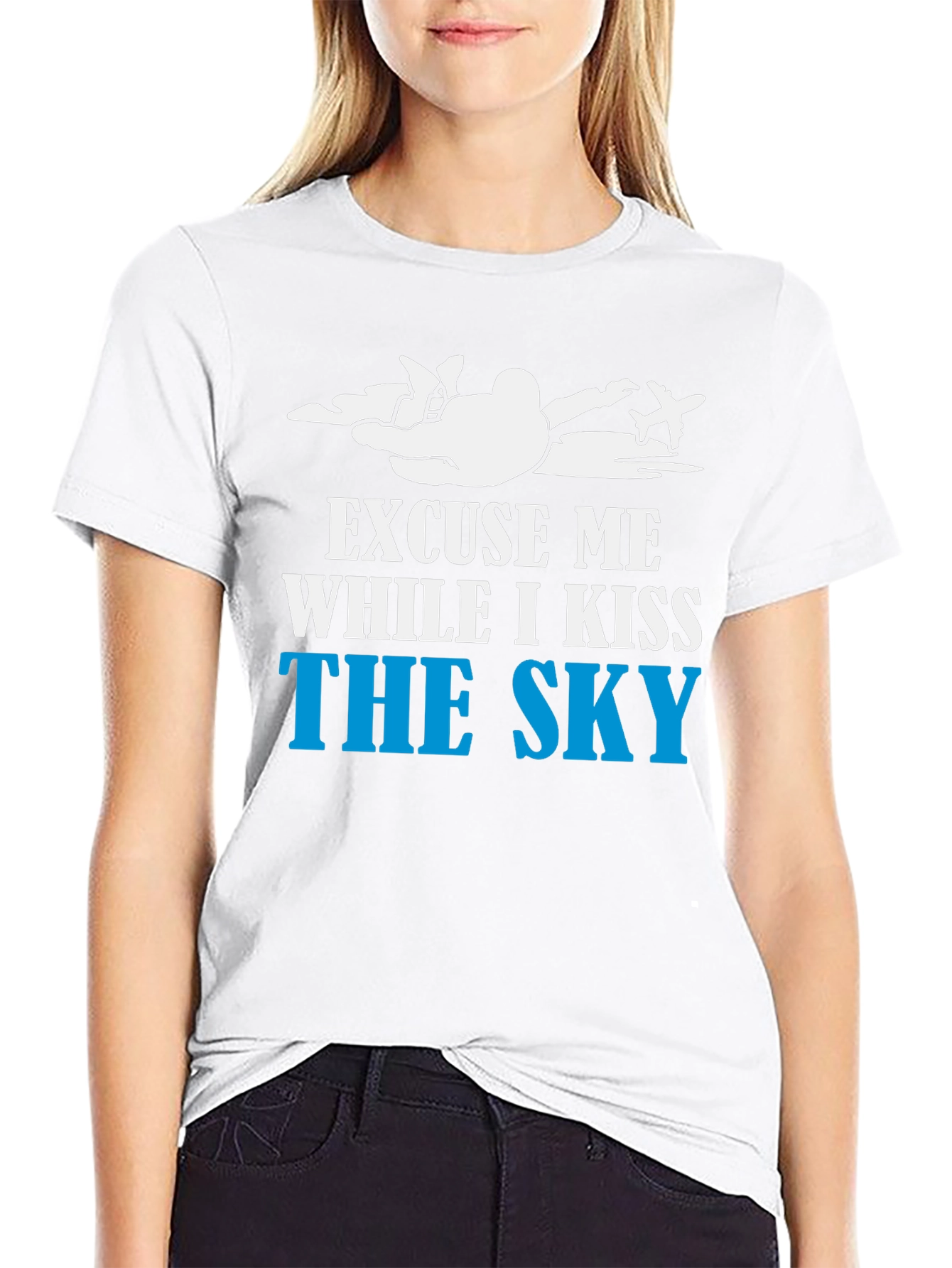 Skydiving T-Shirt - Kiss The Sky