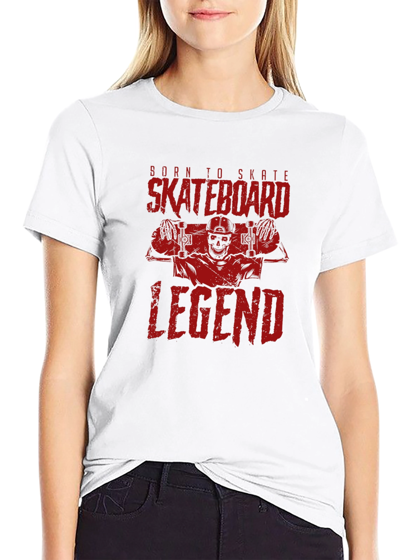 Born to Skate T-Shirt: Skateboard Legend Tee