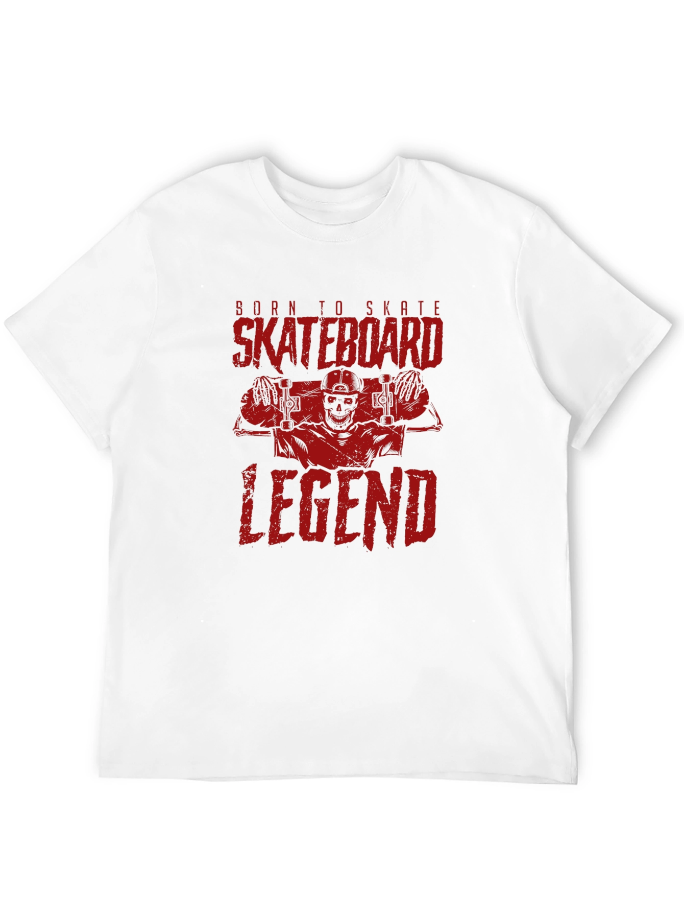 Born to Skate T-Shirt: Skateboard Legend Tee