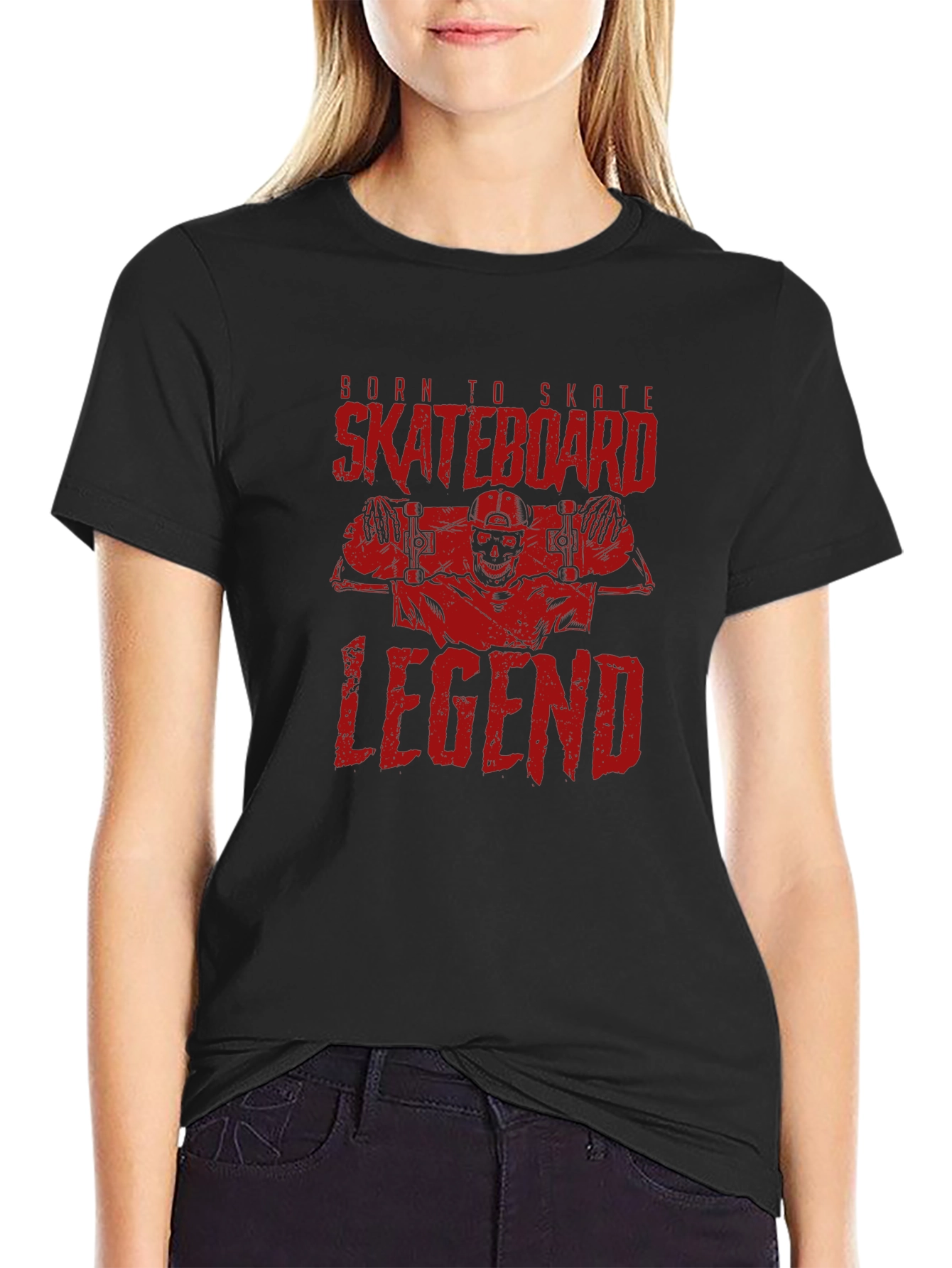 Born to Skate T-Shirt: Skateboard Legend Tee