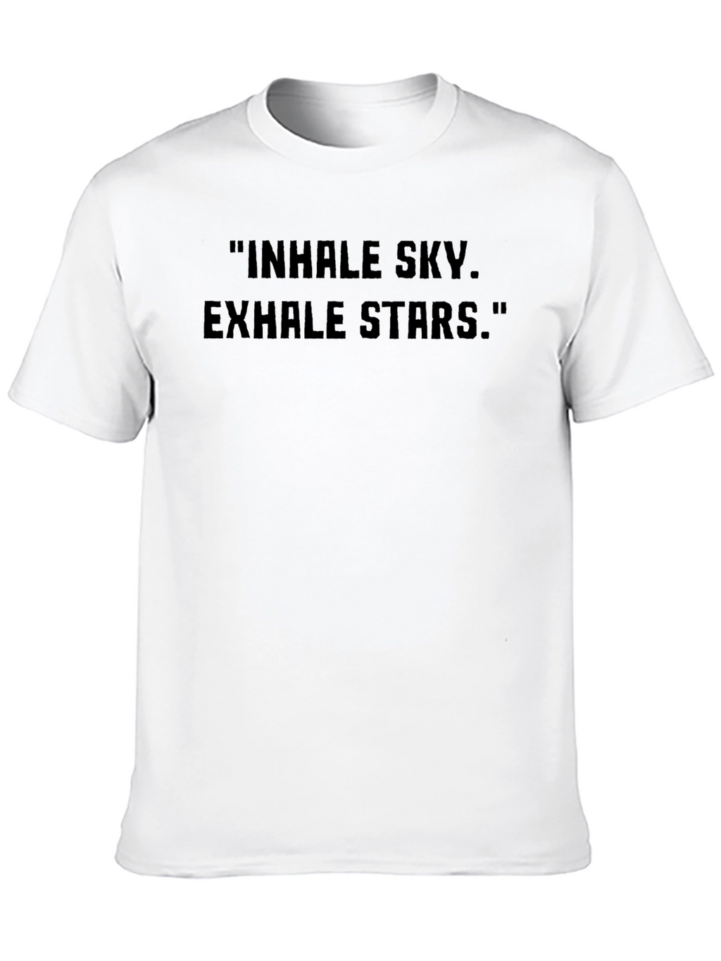Inhale Sky Exhale Stars Graphic T-Shirt