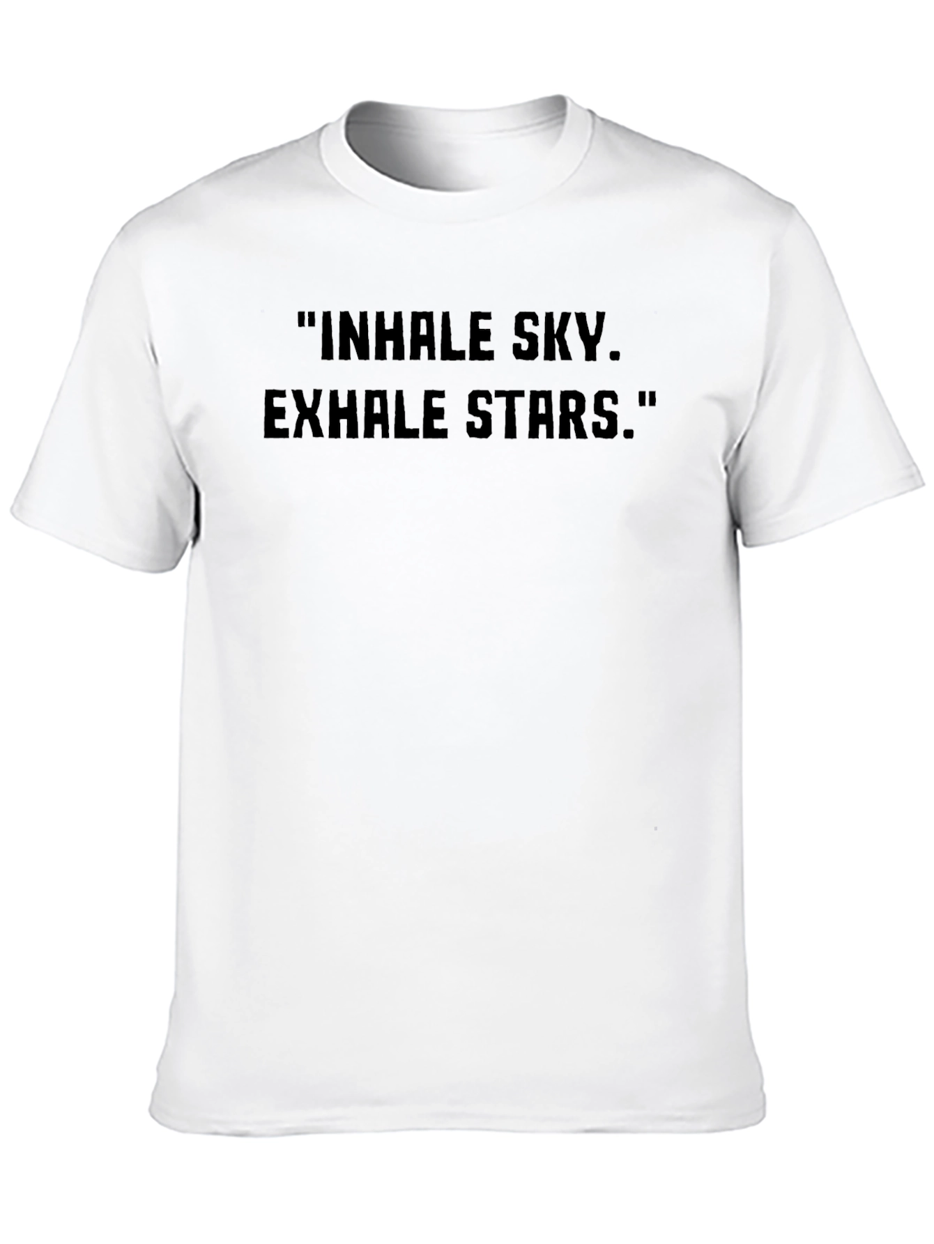 Inhale Sky Exhale Stars Graphic T-Shirt