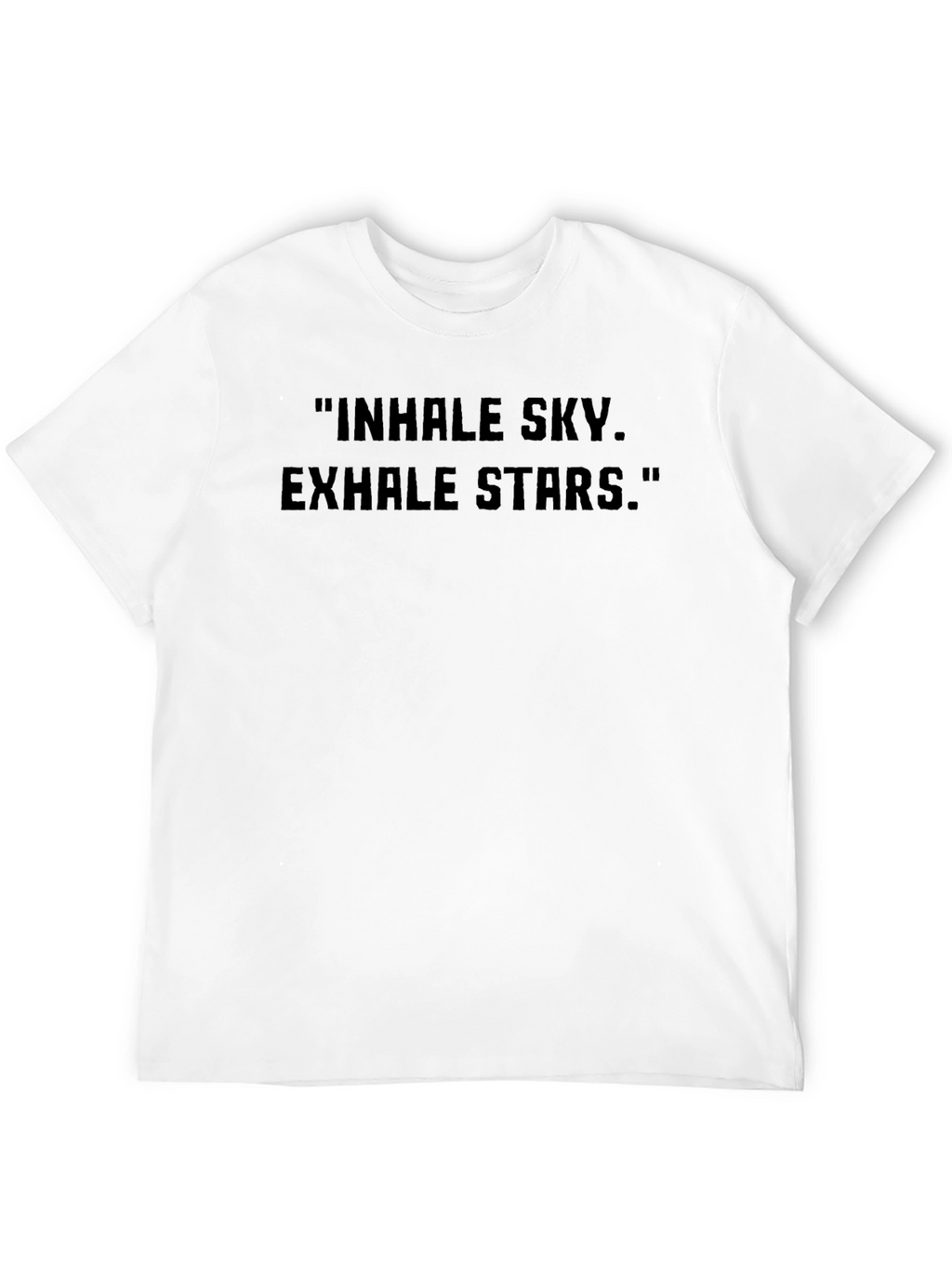 Inhale Sky Exhale Stars Graphic T-Shirt