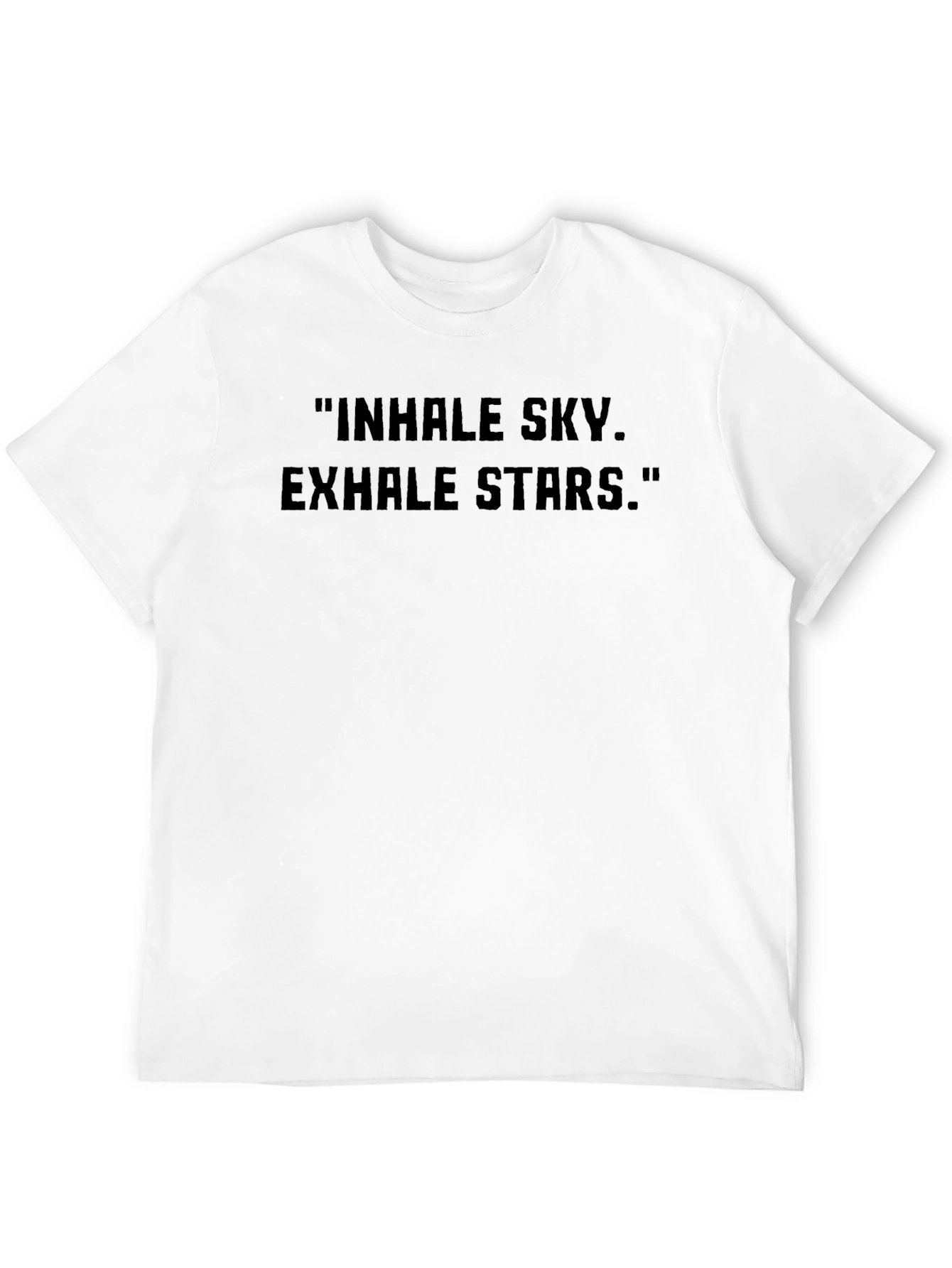 Inhale Sky Exhale Stars Graphic T-Shirt