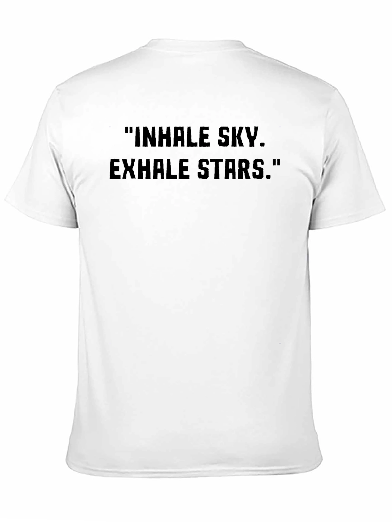 Inhale Sky Exhale Stars Graphic T-Shirt