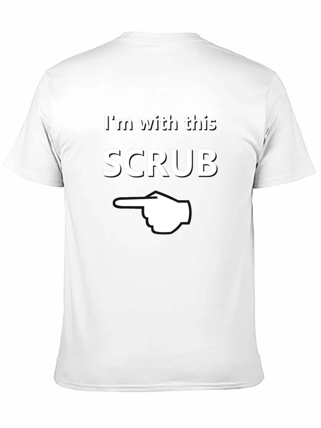 Im With This Scrub Novelty Graphic T-Shirt