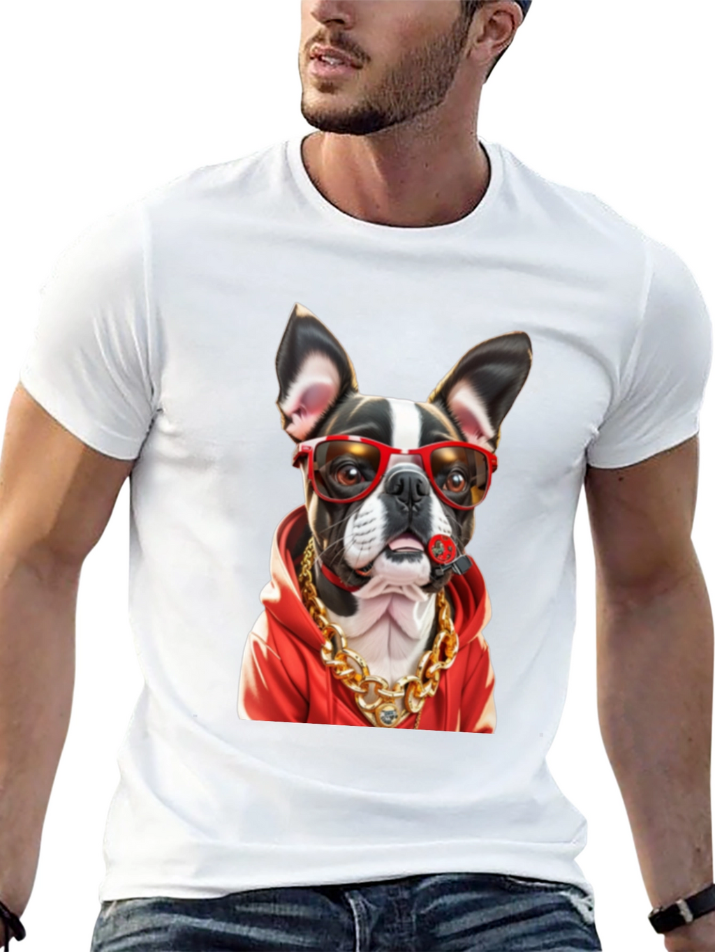 Cool Dog Graphic Tee