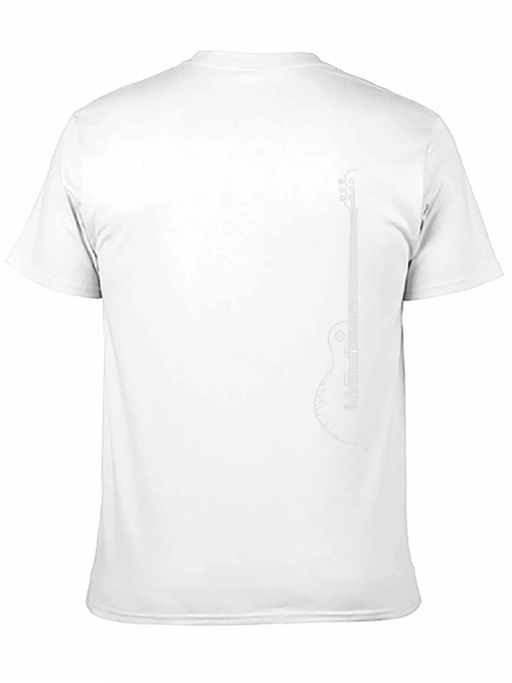 Guitar Graphic Black T-Shirt - Musician Style