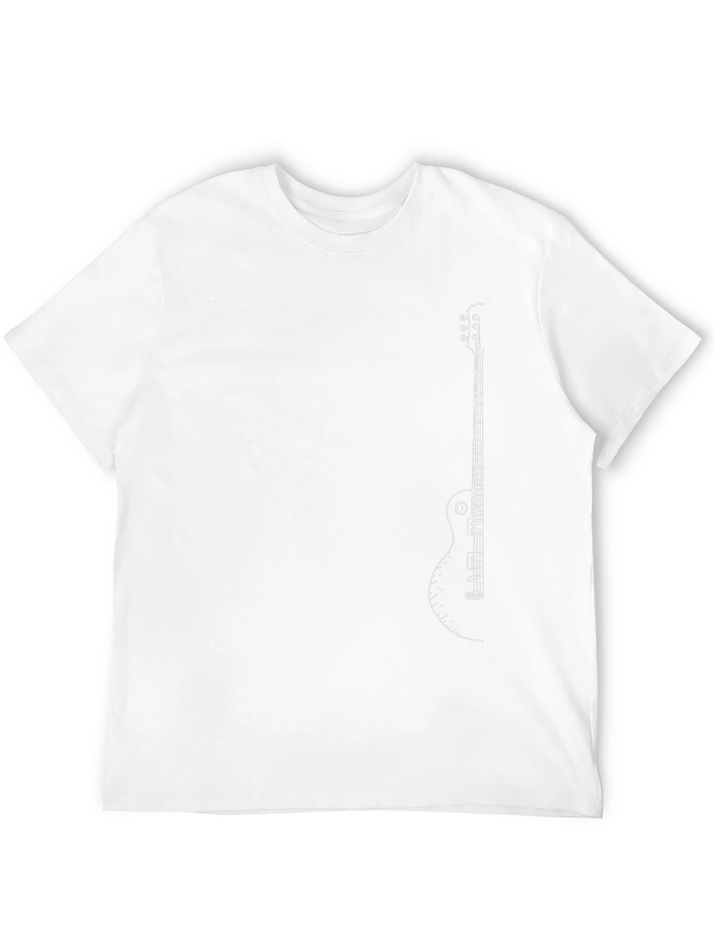 Guitar Graphic Black T-Shirt - Musician Style