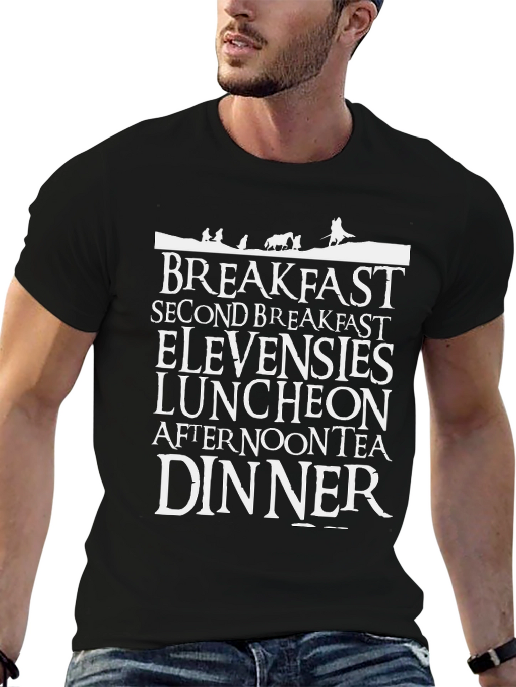 Breakfast Second Breakfast Hobbit T-Shirt