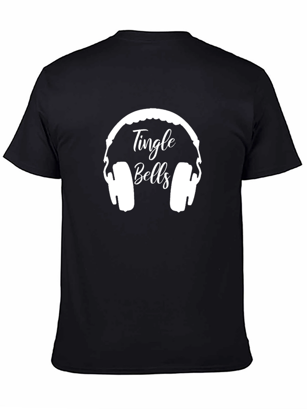 Tingle Bells Headphones Graphic Tee - Holiday Apparel
