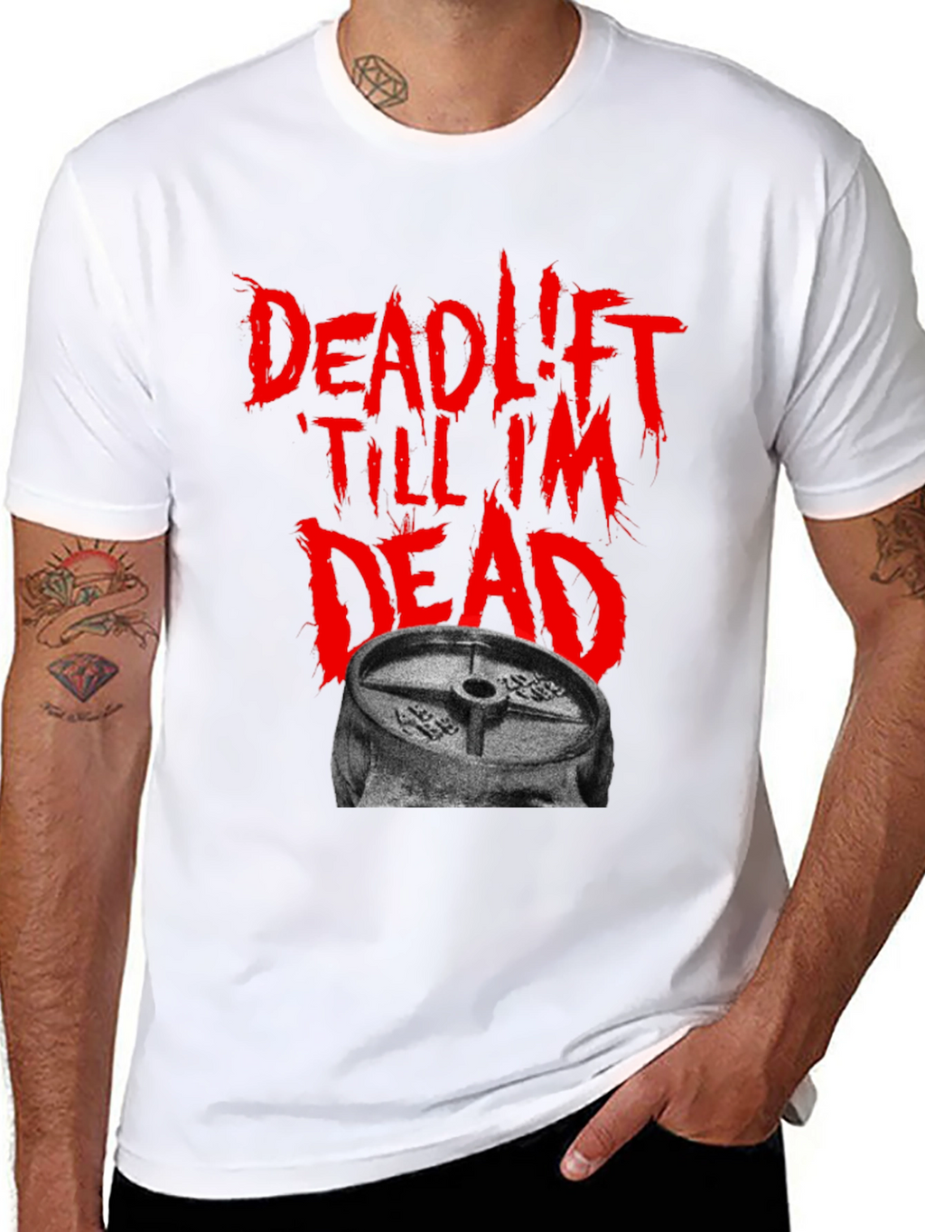 Deadlift Till Im Dead Black T-Shirt