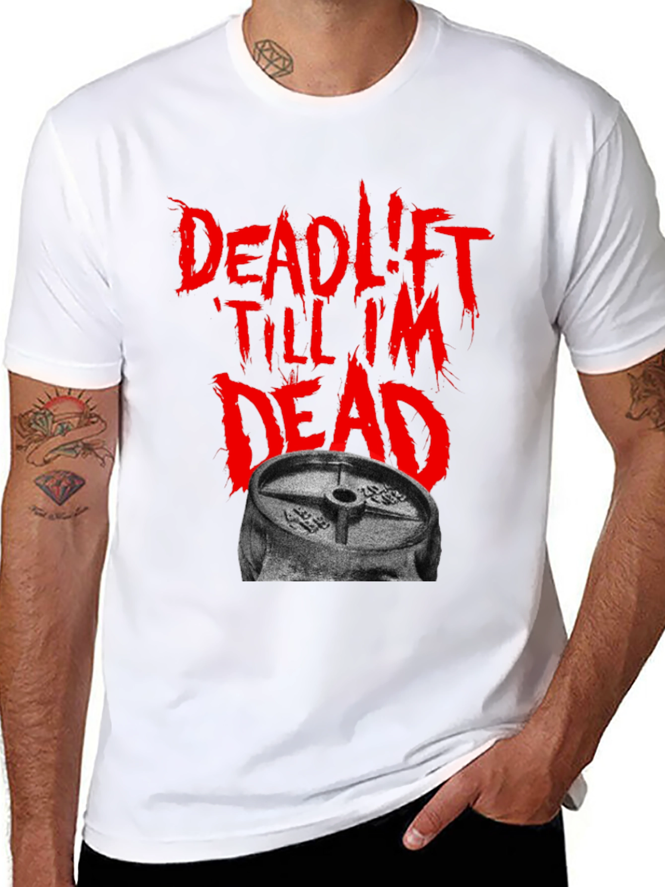 Deadlift Till Im Dead Black T-Shirt