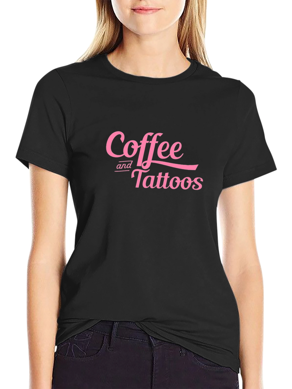 Coffee and Tattoos Black T-Shirt
