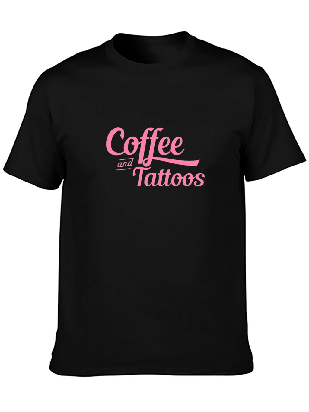 Coffee and Tattoos Black T-Shirt