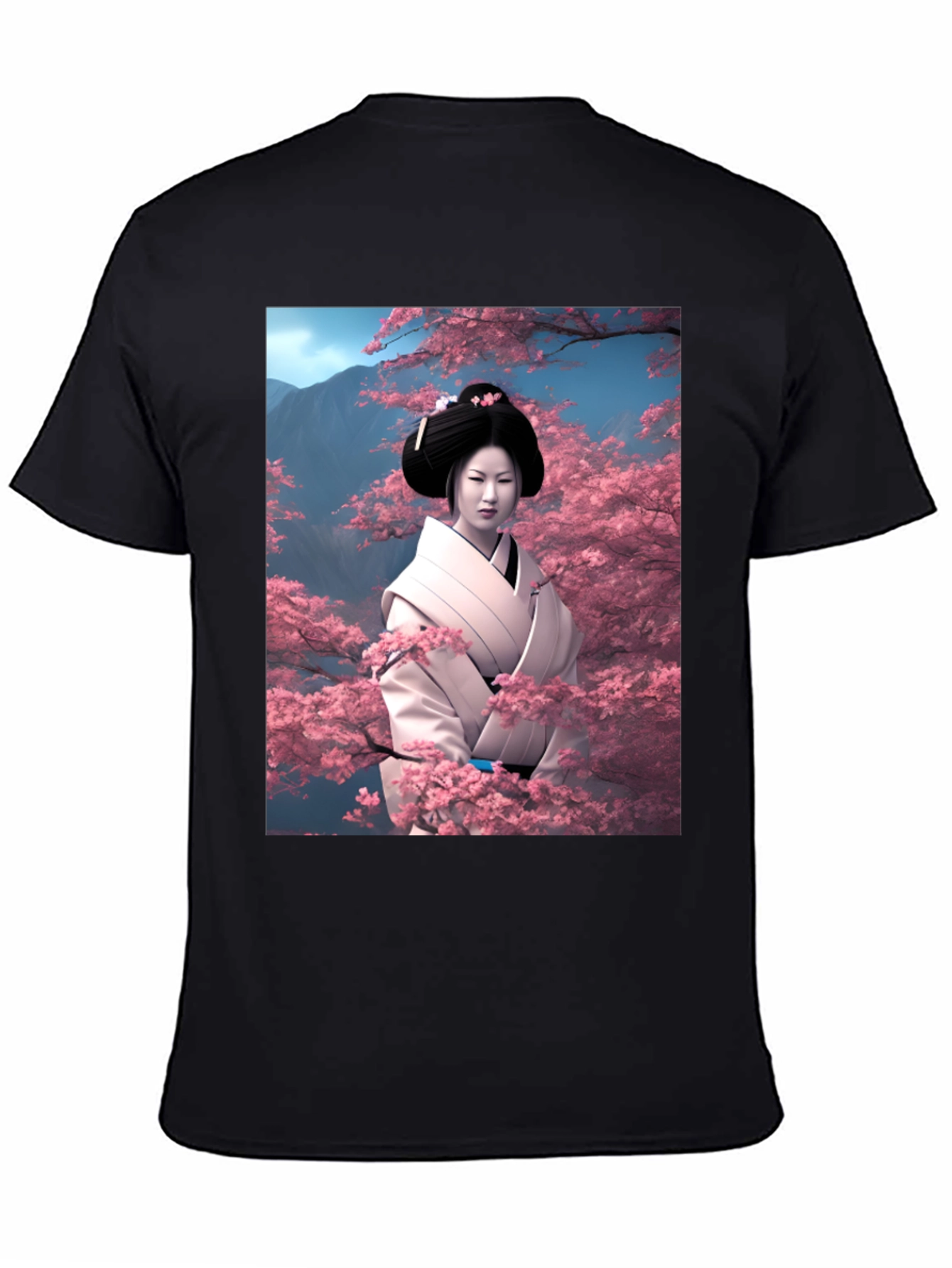 Geisha Cherry Blossom T-Shirt