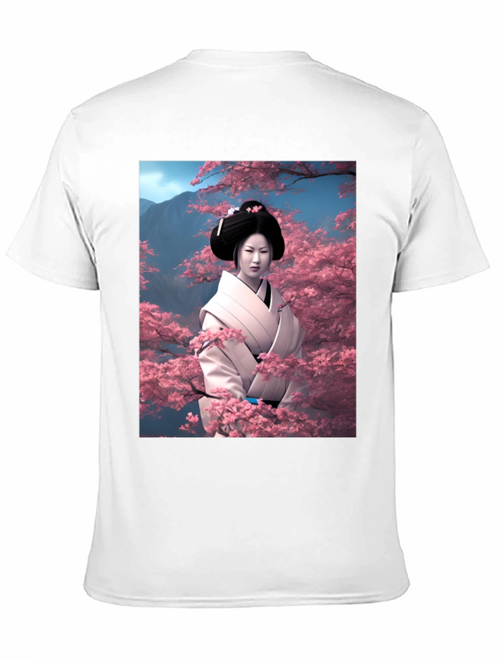 Geisha Cherry Blossom T-Shirt