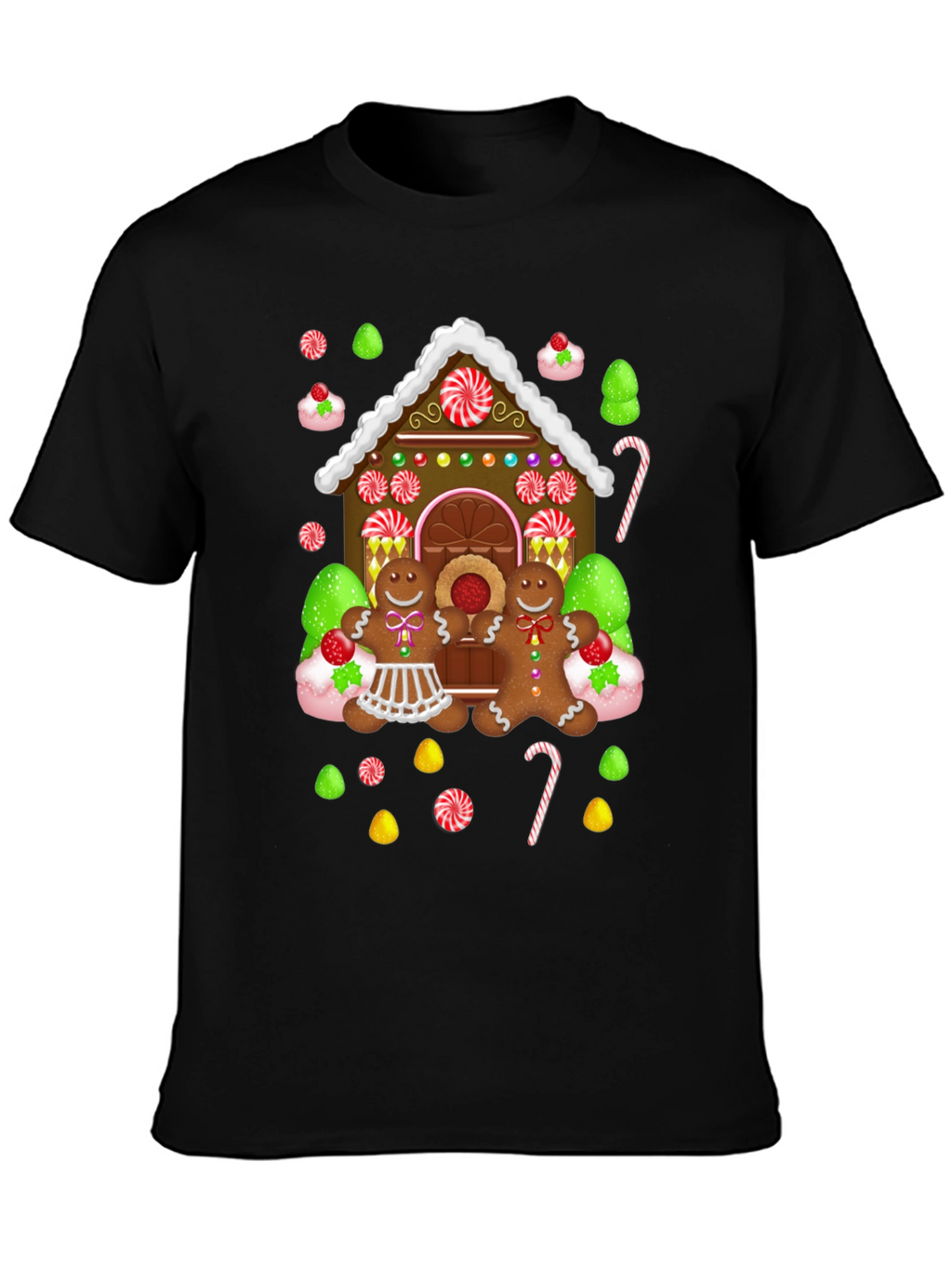 Gingerbread House Graphic Tee