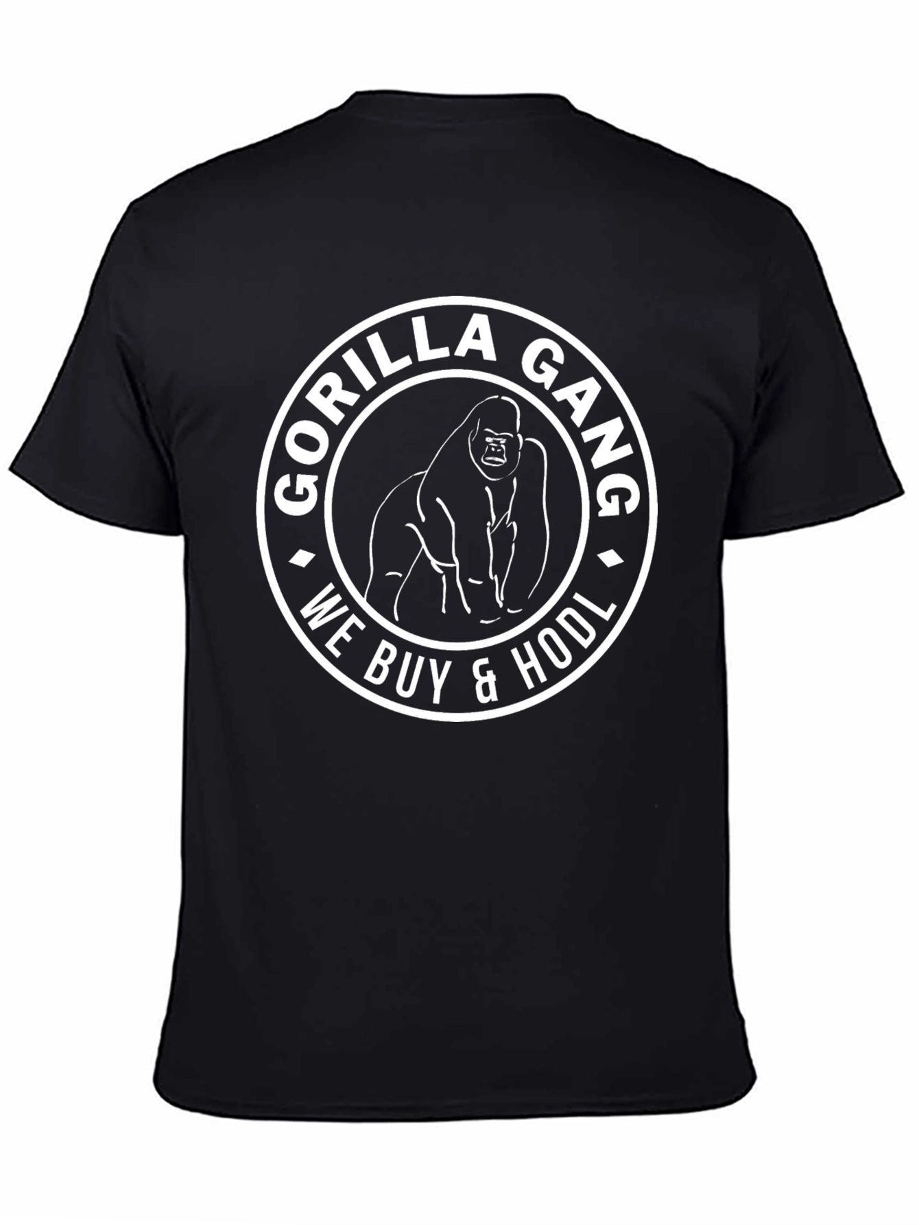 Gorilla Gang Buy & Hodl Black T-Shirt