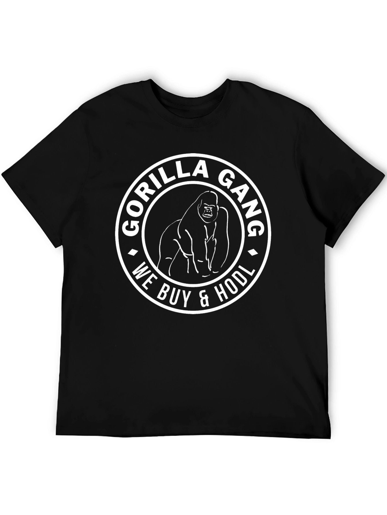 Gorilla Gang Buy & Hodl Black T-Shirt