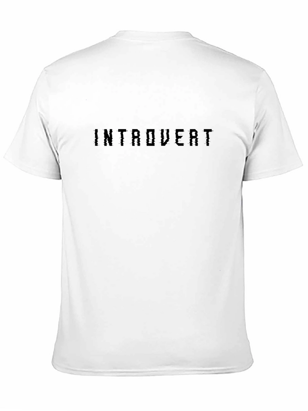 Introvert Graphic Tee -  Modern Black T-Shirt